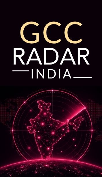 Radar-style tracker of Global Capability Centers hiring in India